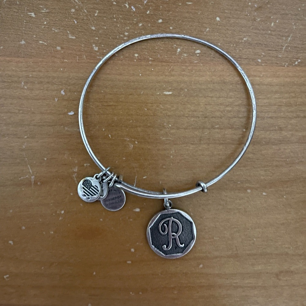 Silver Alex and ani bracelet